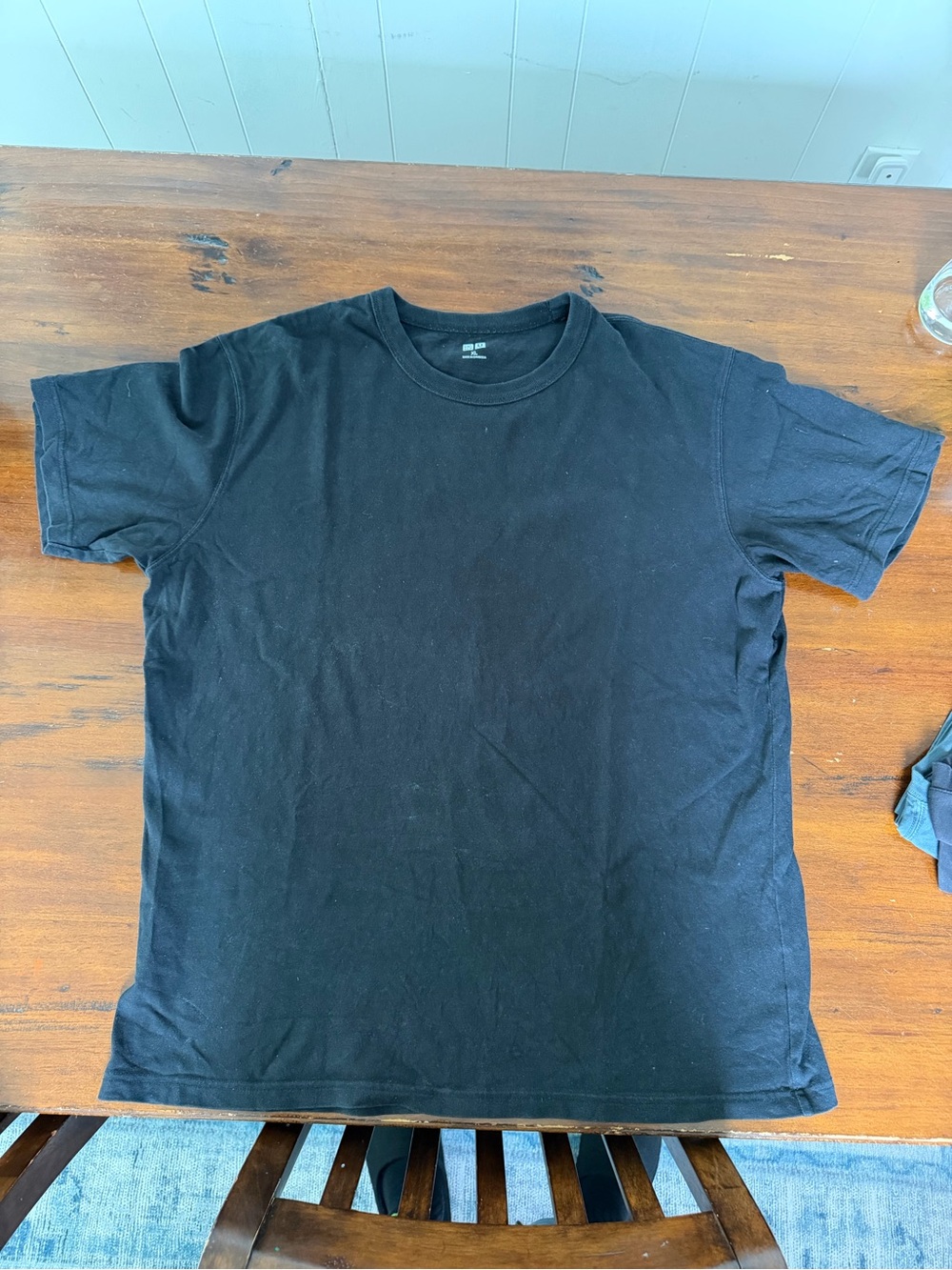 Uniqlo Men's Black Short Sleeve Crewneck Tee